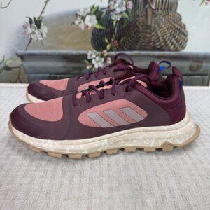 Adidas Response Womens Size 8 Maroon & Pink Trail Running Shoes Comfort Sole
